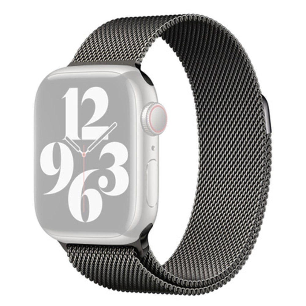 Vildt Rart Metal Universal Rem passer til Apple Smartwatch - Sort#serie_2