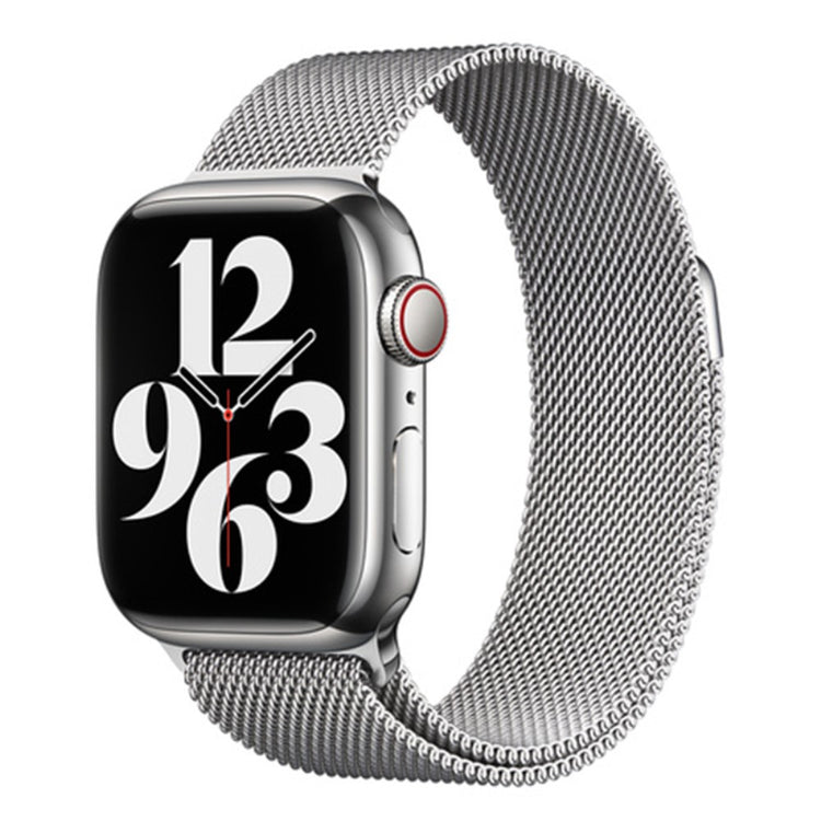 Vildt Rart Metal Universal Rem passer til Apple Smartwatch - Sølv#serie_15