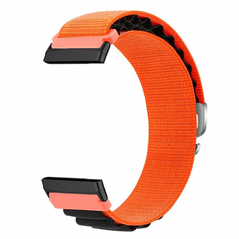 Super Godt Nylon Universal Rem passer til Fitbit Smartwatch - Orange#serie_9