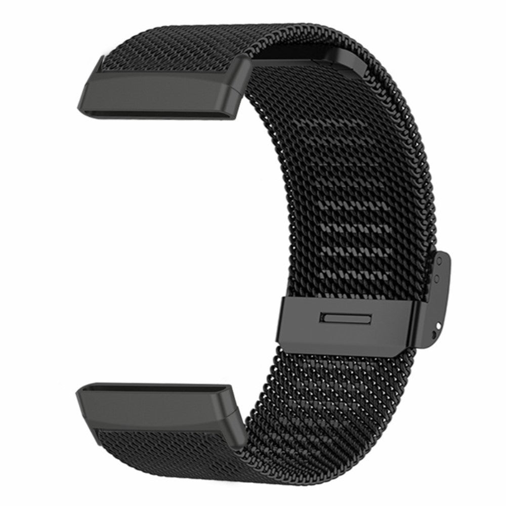 Meget Sejt Metal Universal Rem passer til Fitbit Smartwatch - Sort#serie_1