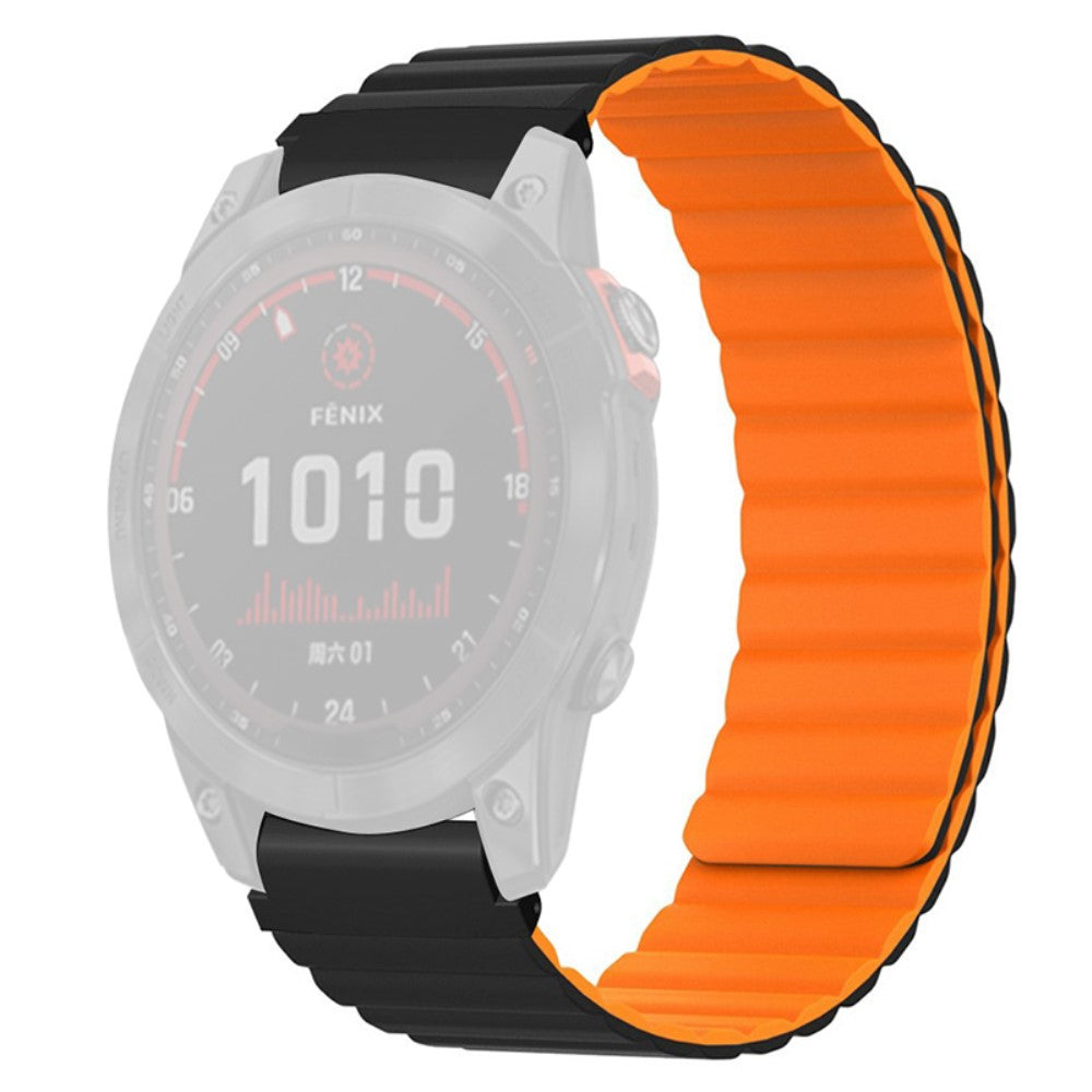 Fed Silikone Universal Rem passer til Smartwatch - Orange#serie_5