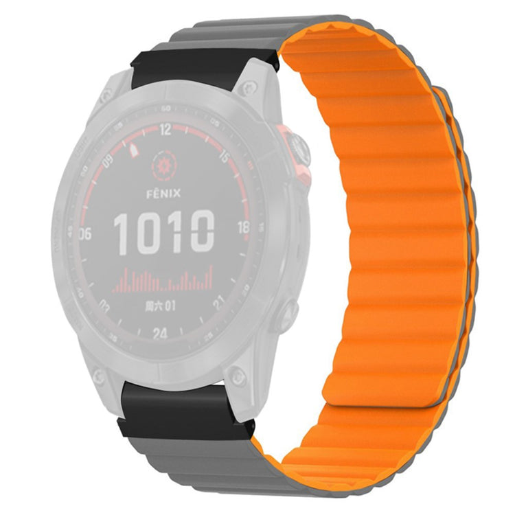 Fed Silikone Universal Rem passer til Smartwatch - Orange#serie_7