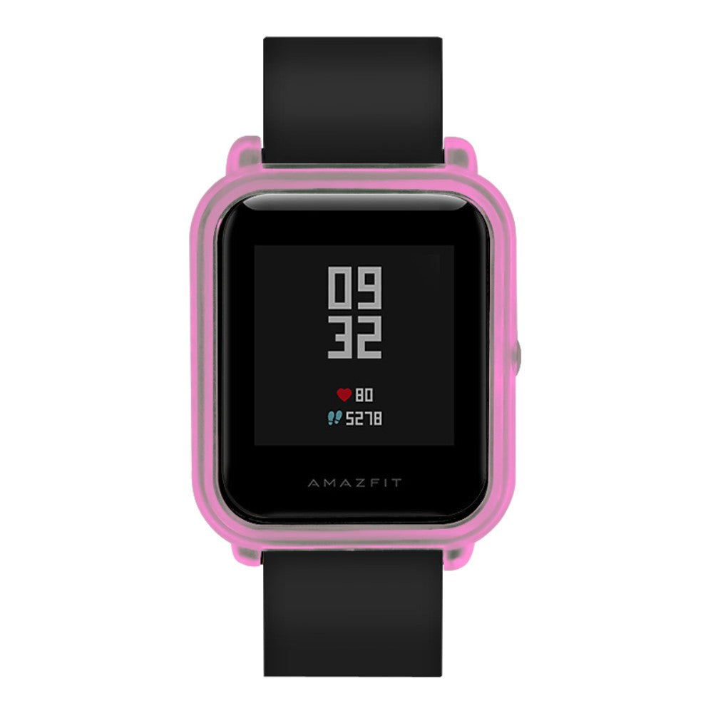 Super Flot Silikone Cover passer til Amazfit Bip 1 / Amazfit Bip Lite - Pink#serie_4