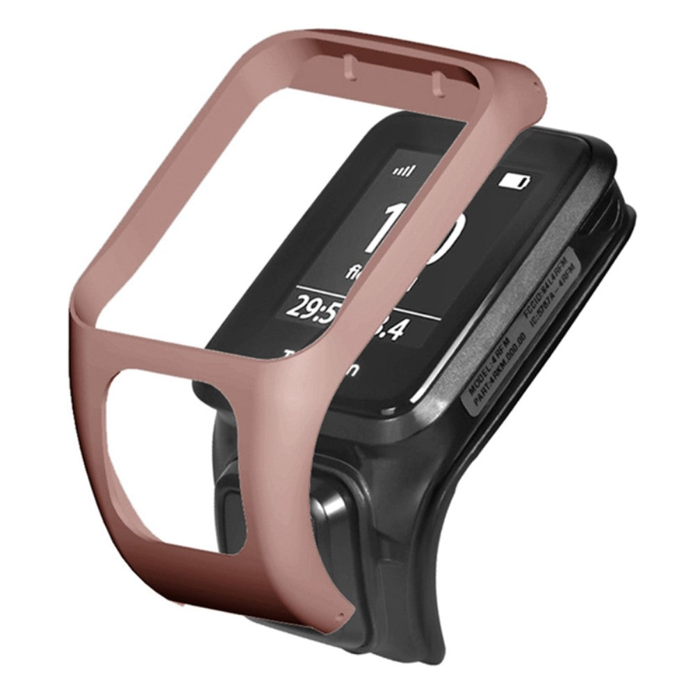Hårdt Silikone Universal Bumper passer til Tomtom Smartwatch - Pink#serie_3