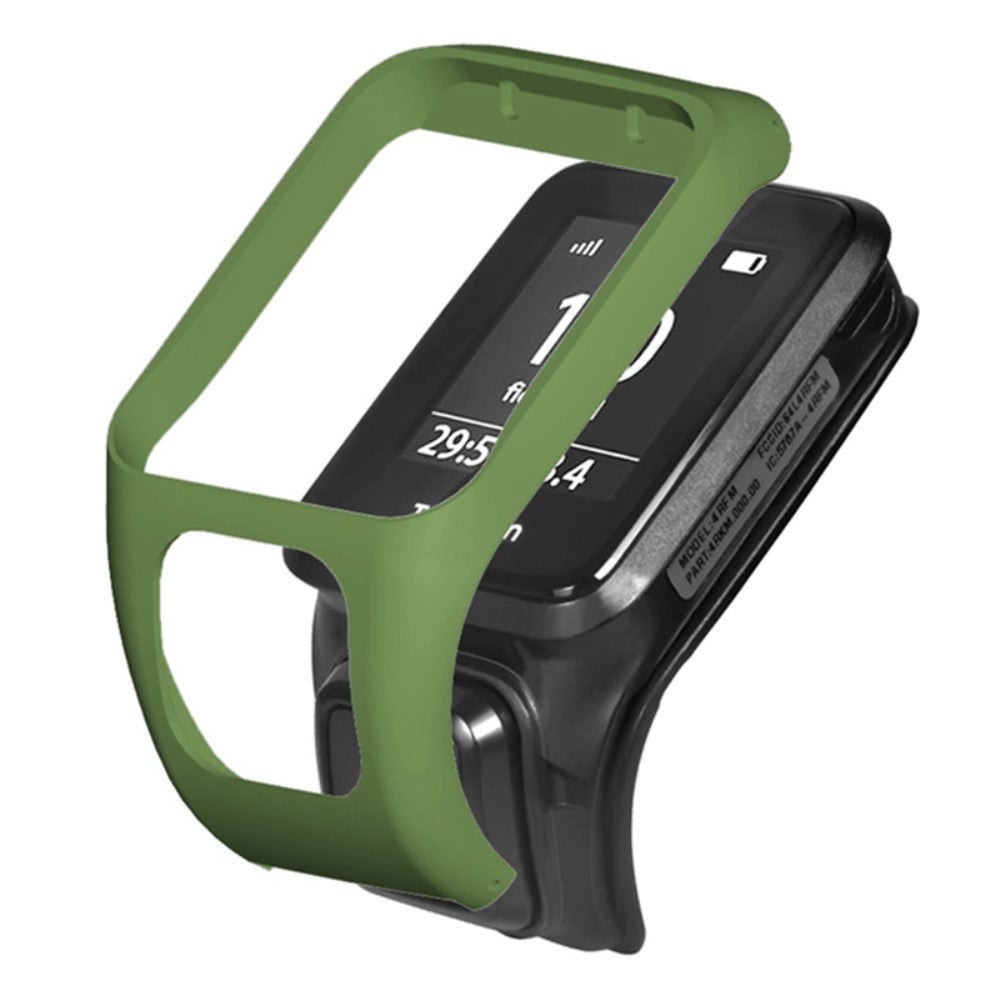 Hårdt Silikone Universal Bumper passer til Tomtom Smartwatch - Grøn#serie_7