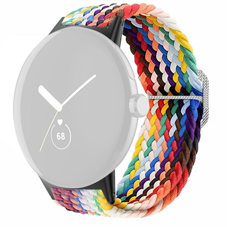 Nylon Universal Rem passer til Google Pixel Watch / Google Pixel Watch 2 - Flerfarvet#serie_1