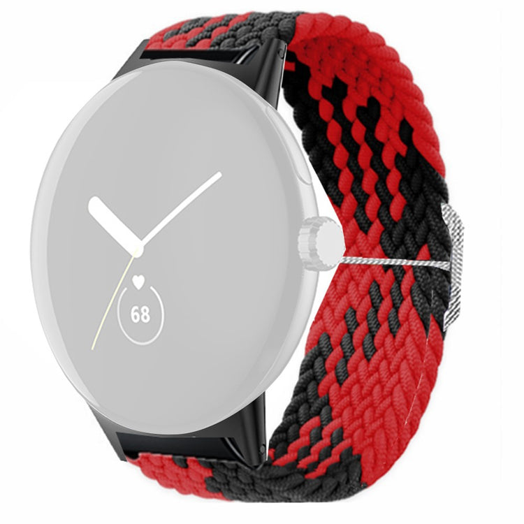 Nylon Universal Rem passer til Google Pixel Watch / Google Pixel Watch 2 - Rød#serie_4