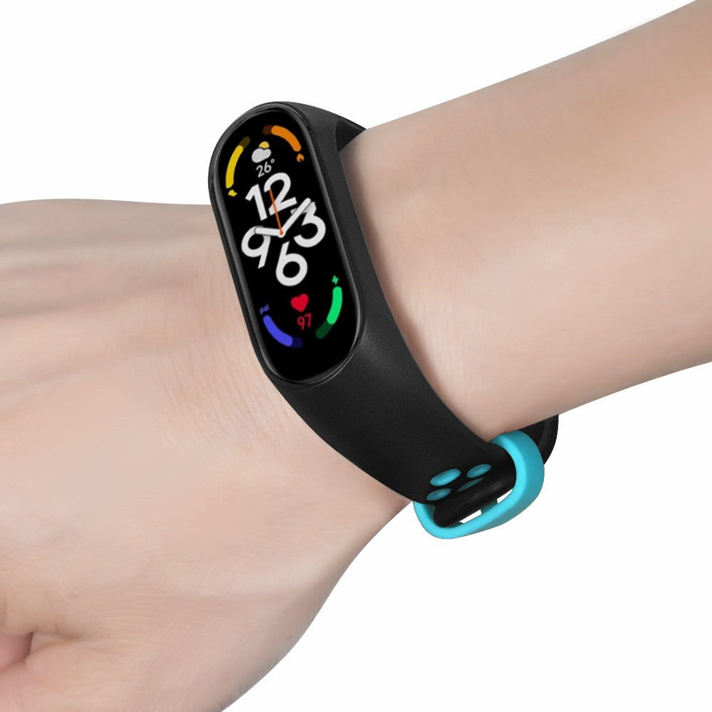 Mega Smuk Silikone Universal Rem passer til Smartwatch - Blå#serie_3