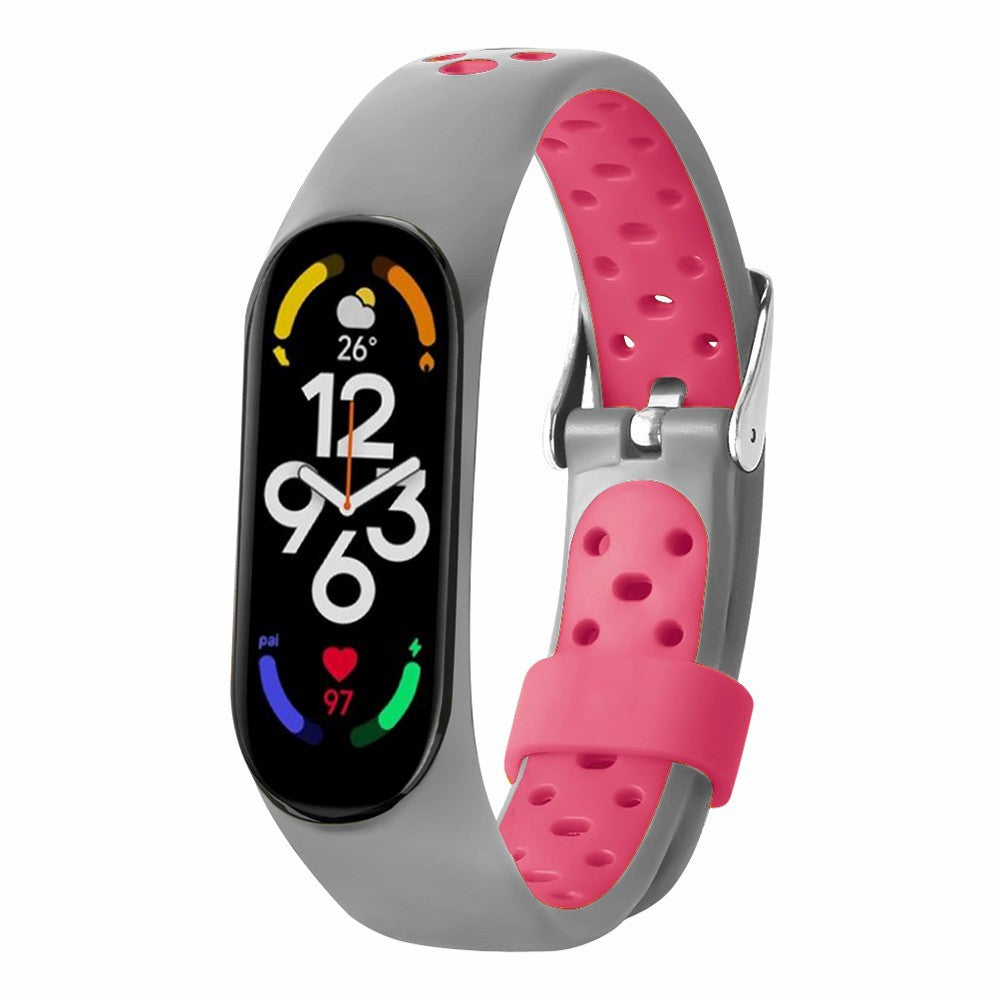 Mega Smuk Silikone Universal Rem passer til Smartwatch - Pink#serie_6
