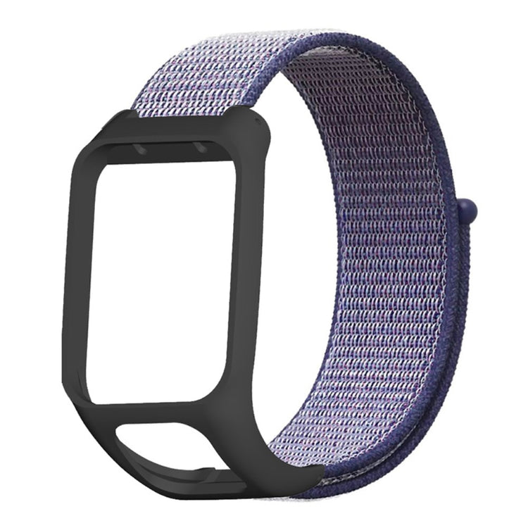 Mega Cool Nylon Universal Rem passer til Tomtom Smartwatch - Blå#serie_6