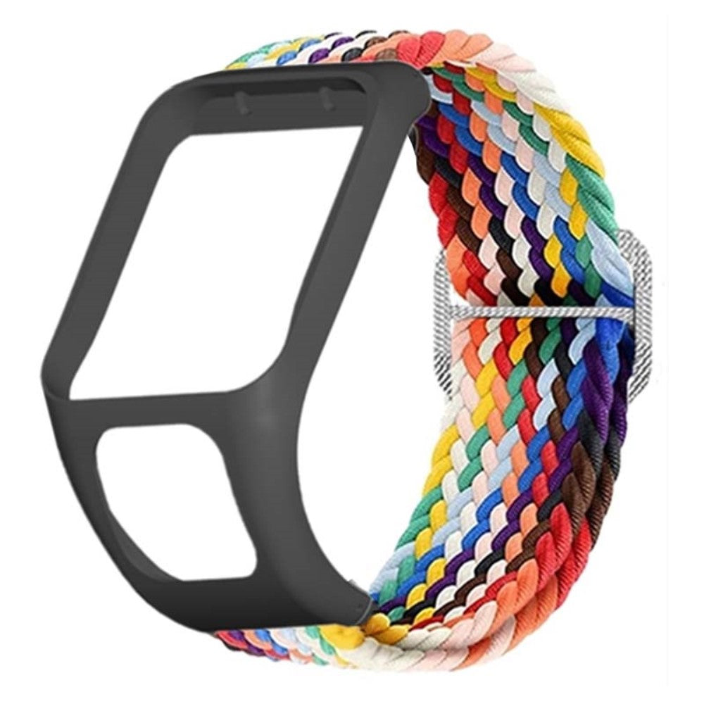 Meget Godt Nylon Universal Rem passer til Tomtom Smartwatch - Flerfarvet#serie_1