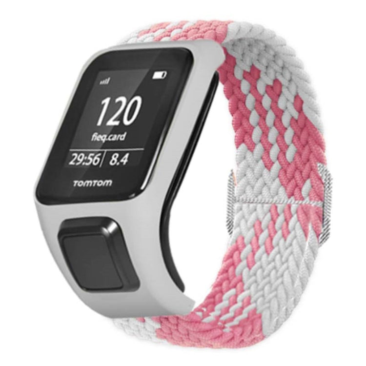 Meget Godt Nylon Universal Rem passer til Tomtom Smartwatch - Pink#serie_3