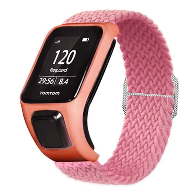 Meget Godt Nylon Universal Rem passer til Tomtom Smartwatch - Pink#serie_4