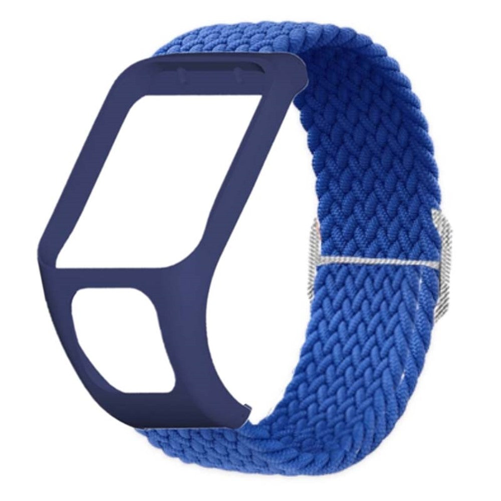 Meget Godt Nylon Universal Rem passer til Tomtom Smartwatch - Blå#serie_13