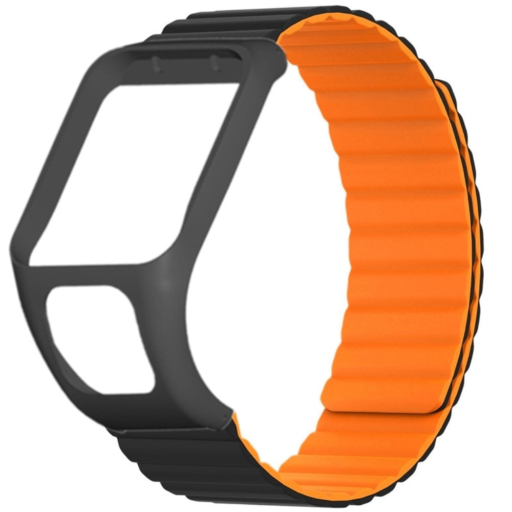 Meget Kønt Silikone Universal Rem passer til Tomtom Smartwatch - Orange#serie_1