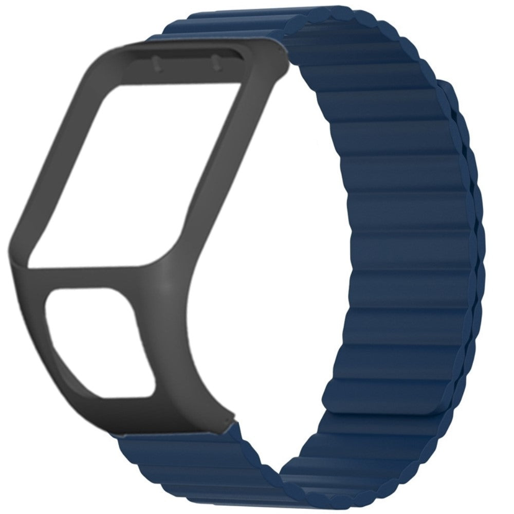 Meget Kønt Silikone Universal Rem passer til Tomtom Smartwatch - Blå#serie_8