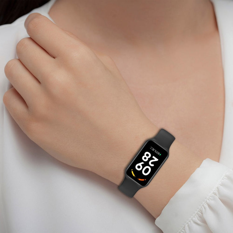 Silikone Universal Rem passer til Xiaomi Redmi Band 2 / Xiaomi Smart Band 8 Active - Blå#serie_8