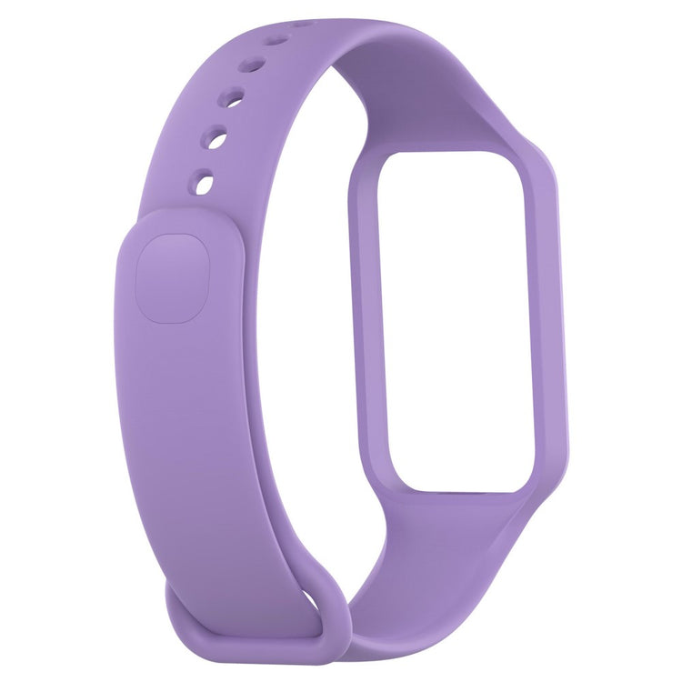 Silikone Universal Rem passer til Xiaomi Redmi Band 2 / Xiaomi Smart Band 8 Active - Lilla#serie_12