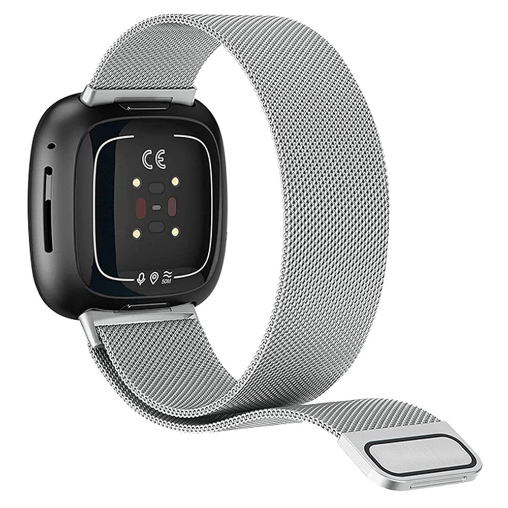 Supercool Metal Universal Rem passer til Fitbit Smartwatch - Sølv#serie_1