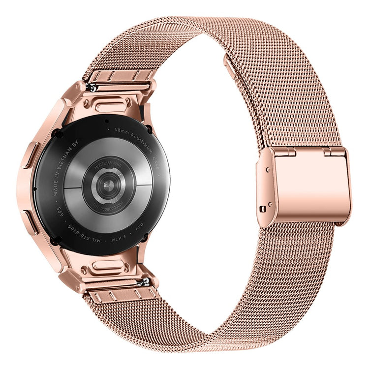 Mega Slidstærk Metal Universal Rem passer til Samsung Smartwatch - Pink#serie_3