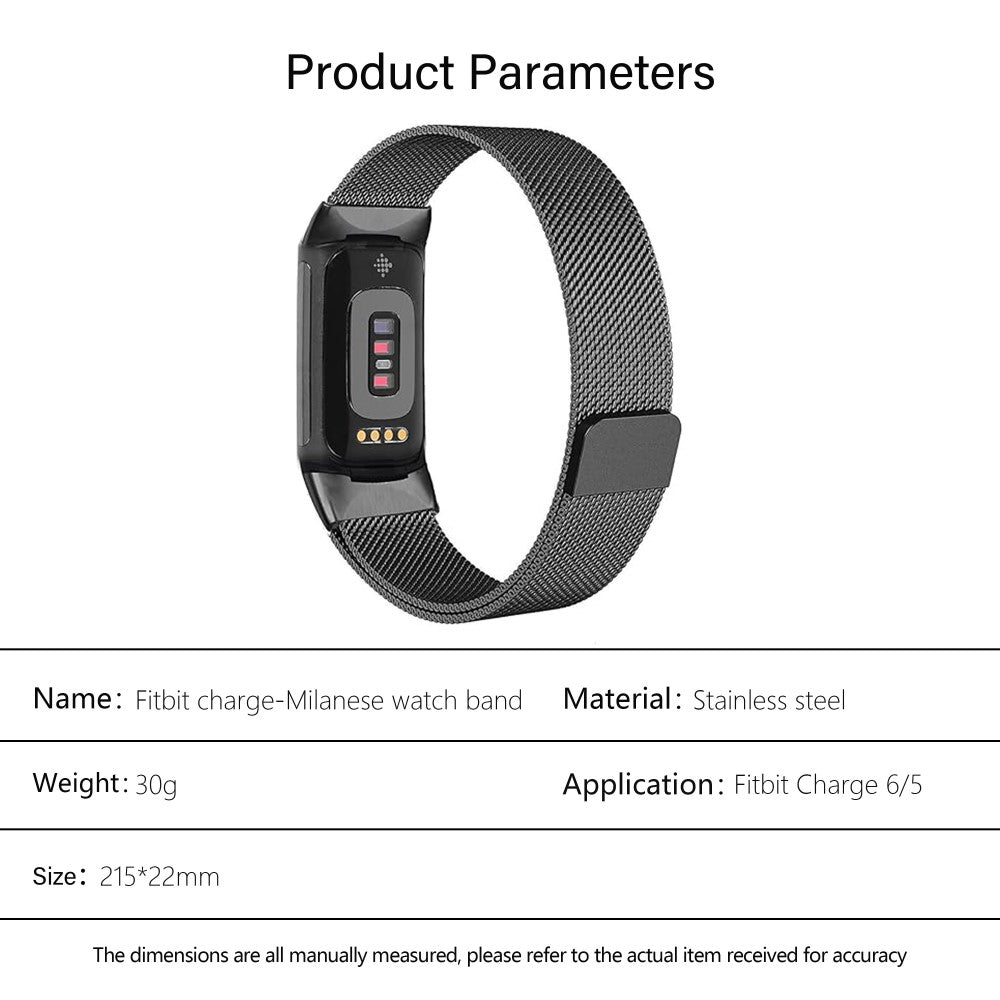 Godt Metal Universal Rem passer til Fitbit Charge 5 / Fitbit Charge 6 - Flerfarvet#serie_2