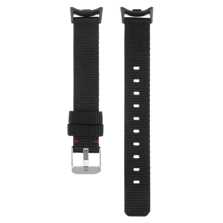 Super Smuk Nylon Rem passer til Xiaomi Smart Band 8 - Sort#serie_8