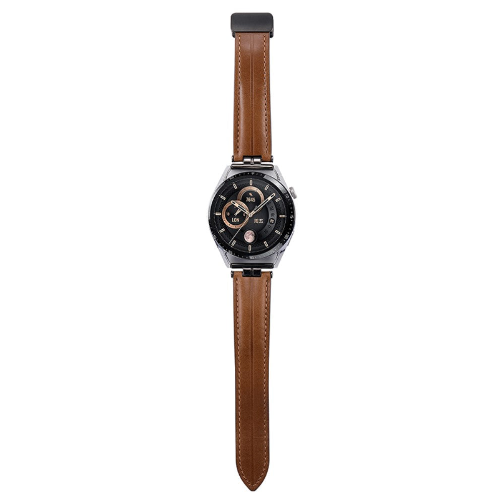 Mega Fed Kunstlæder Universal Rem passer til Smartwatch - Blå#serie_8