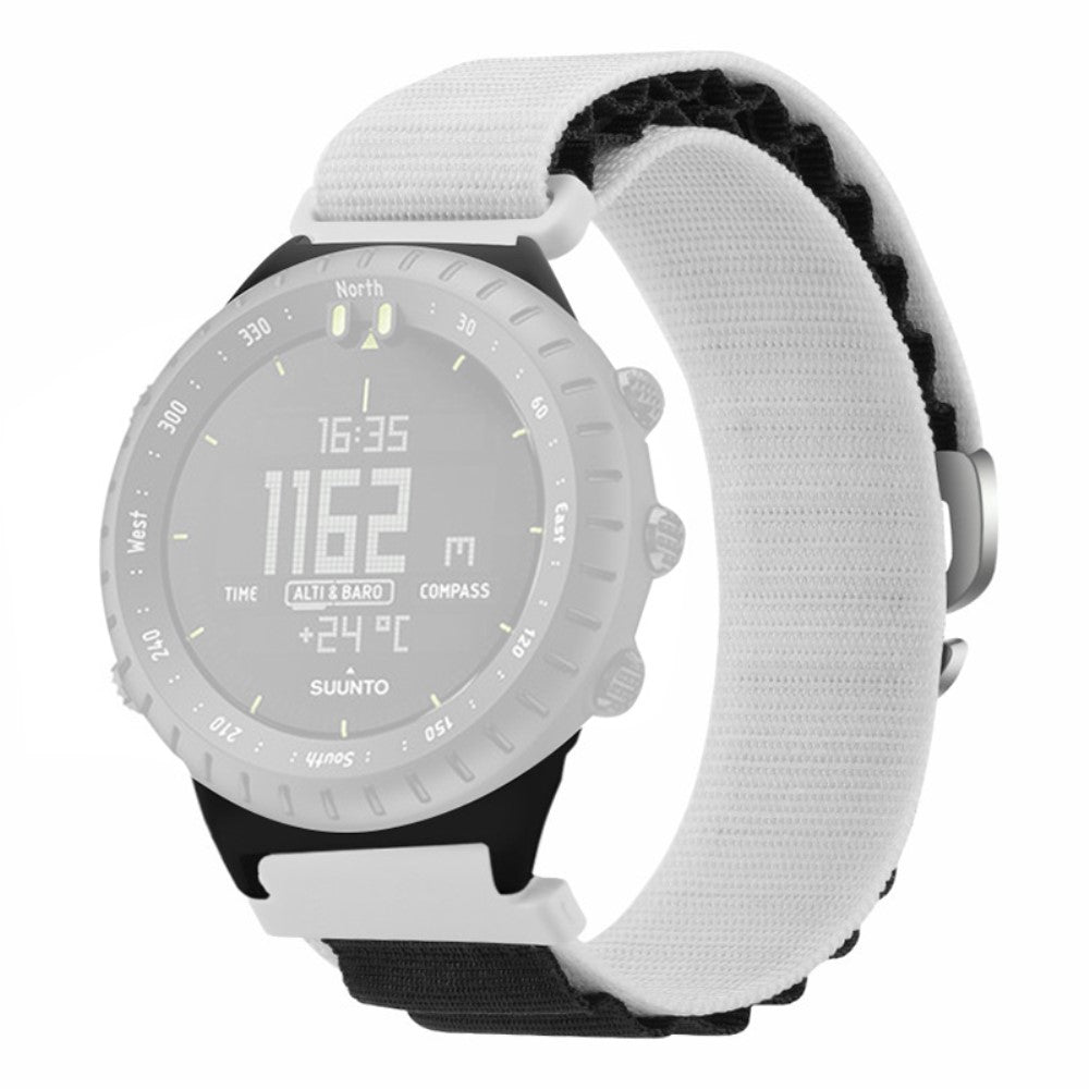 Vildt Fantastisk Nylon Rem passer til Suunto Core - Hvid#serie_3