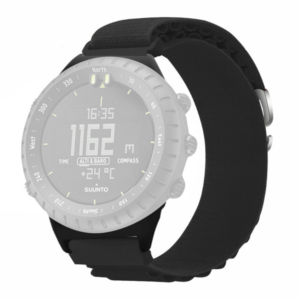 Vildt Fantastisk Nylon Rem passer til Suunto Core - Sort#serie_8