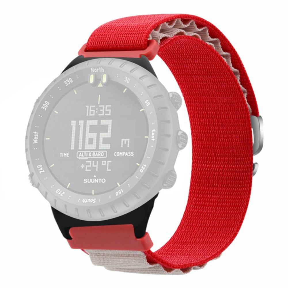 Vildt Fantastisk Nylon Rem passer til Suunto Core - Rød#serie_9