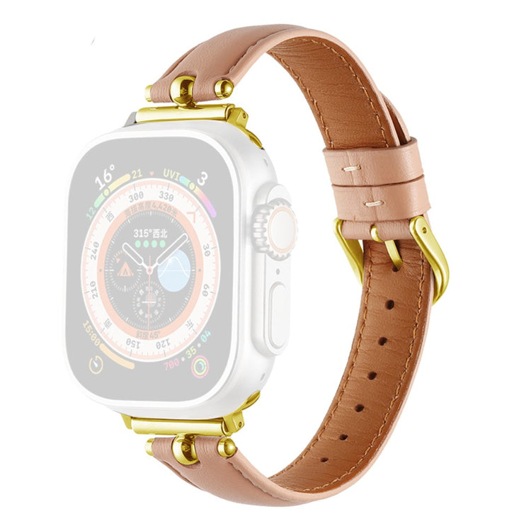 Helt Vildt Rart Kunstlæder Universal Rem passer til Apple Smartwatch - Pink#serie_2