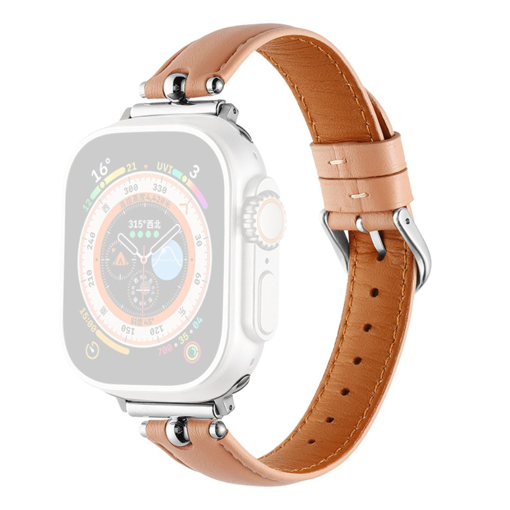 Helt Vildt Rart Kunstlæder Universal Rem passer til Apple Smartwatch - Pink#serie_12