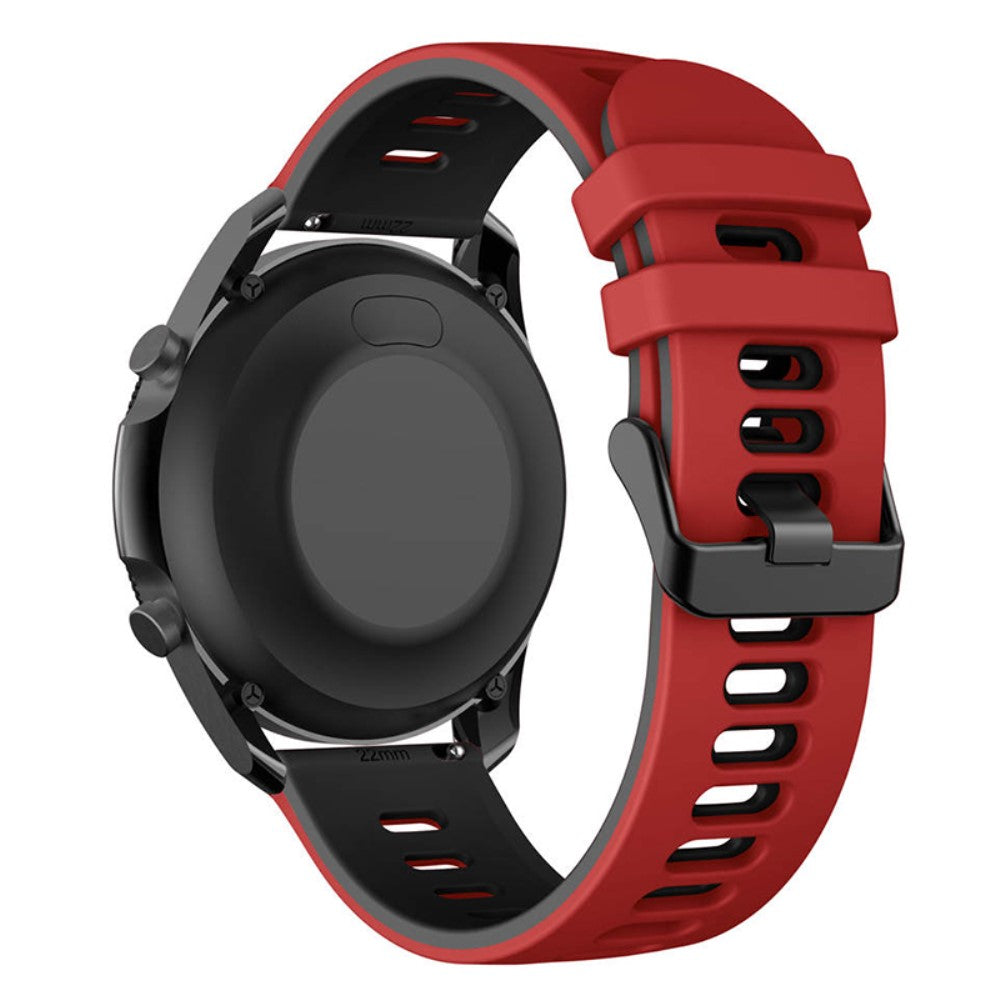 Vildt Flot Silikone Universal Rem passer til Smartwatch - Rød#serie_7