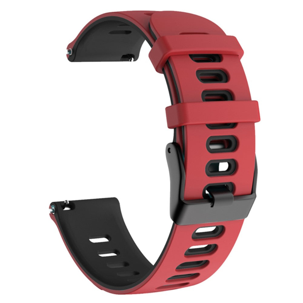 Vildt Flot Silikone Universal Rem passer til Smartwatch - Rød#serie_7