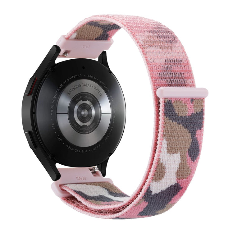 Rigtigt Godt Nylon Universal Rem passer til Smartwatch - Pink#serie_3