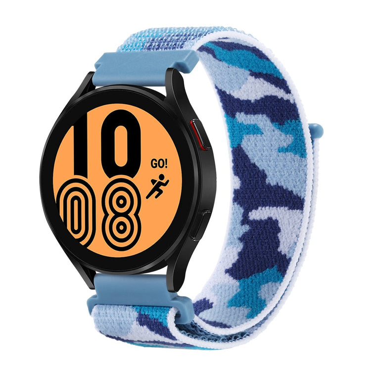 Rigtigt Godt Nylon Universal Rem passer til Smartwatch - Blå#serie_6