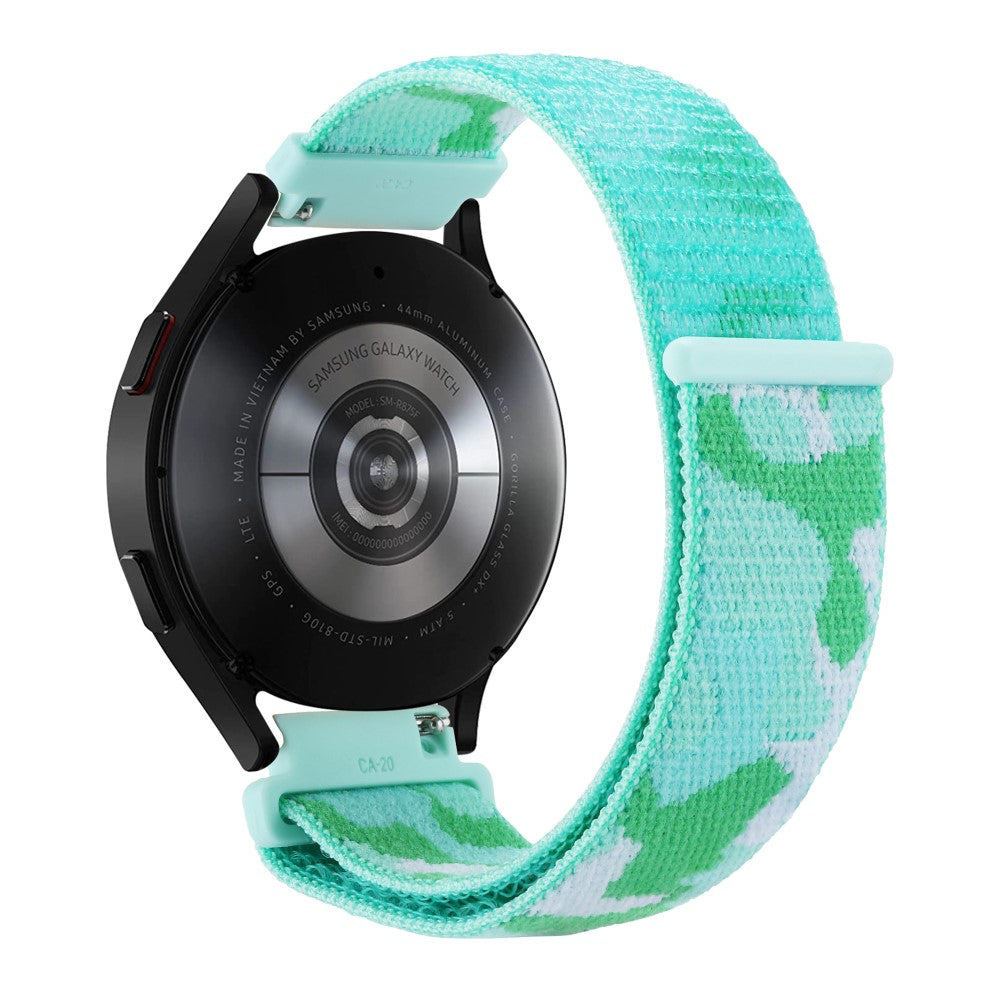 Rigtigt Godt Nylon Universal Rem passer til Smartwatch - Grøn#serie_8