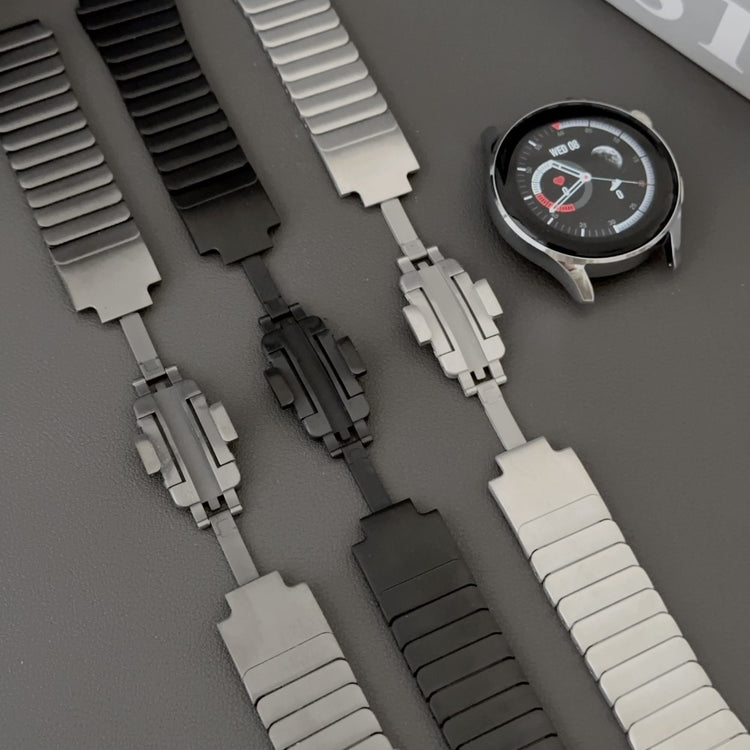 Smuk Metal Universal Rem passer til Smartwatch - Sølv#serie_3