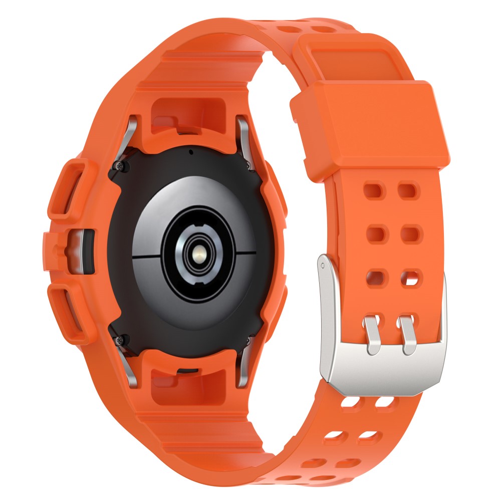 Glimrende Silikone Rem passer til Samsung Galaxy Watch 4 (40mm) - Orange#serie_3