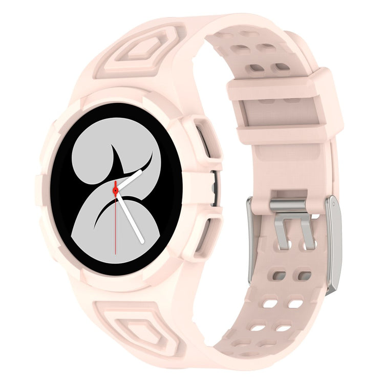 Glimrende Silikone Rem passer til Samsung Galaxy Watch 4 (40mm) - Pink#serie_6