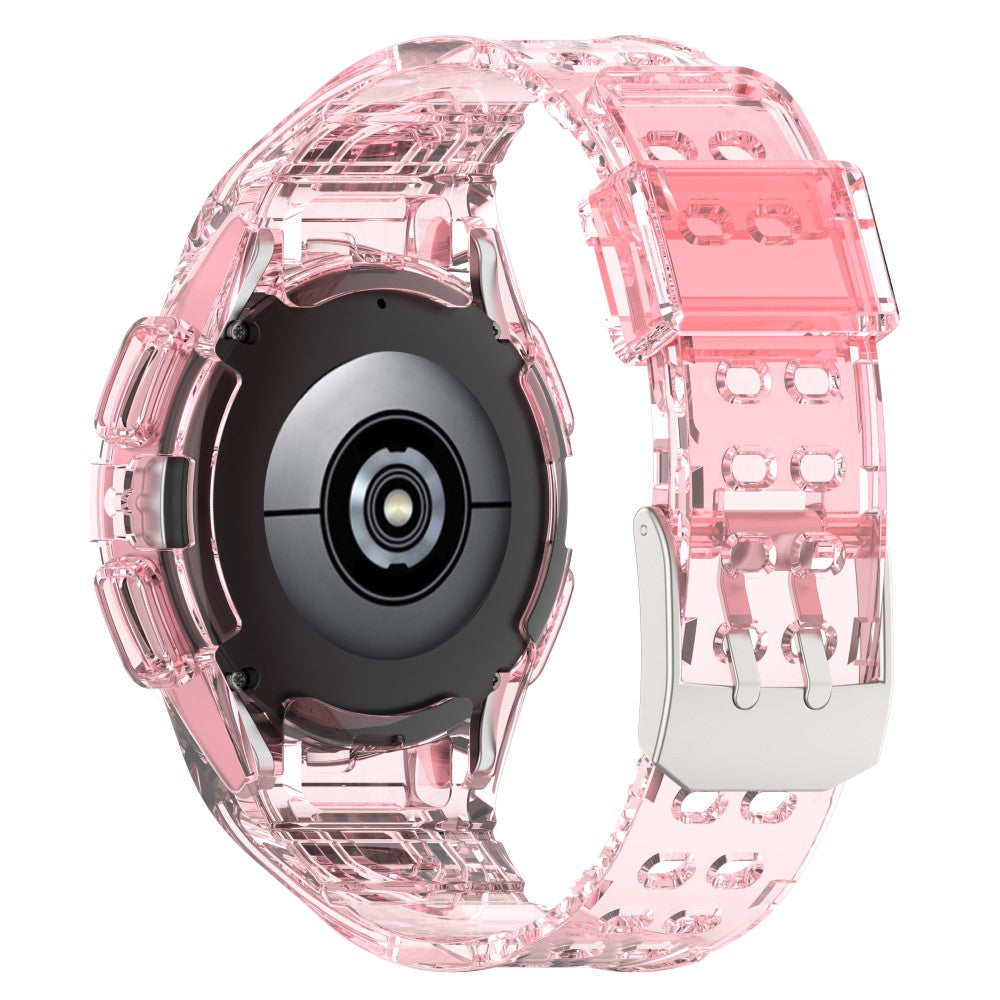 Glimrende Silikone Rem passer til Samsung Galaxy Watch 4 (40mm) - Pink#serie_10