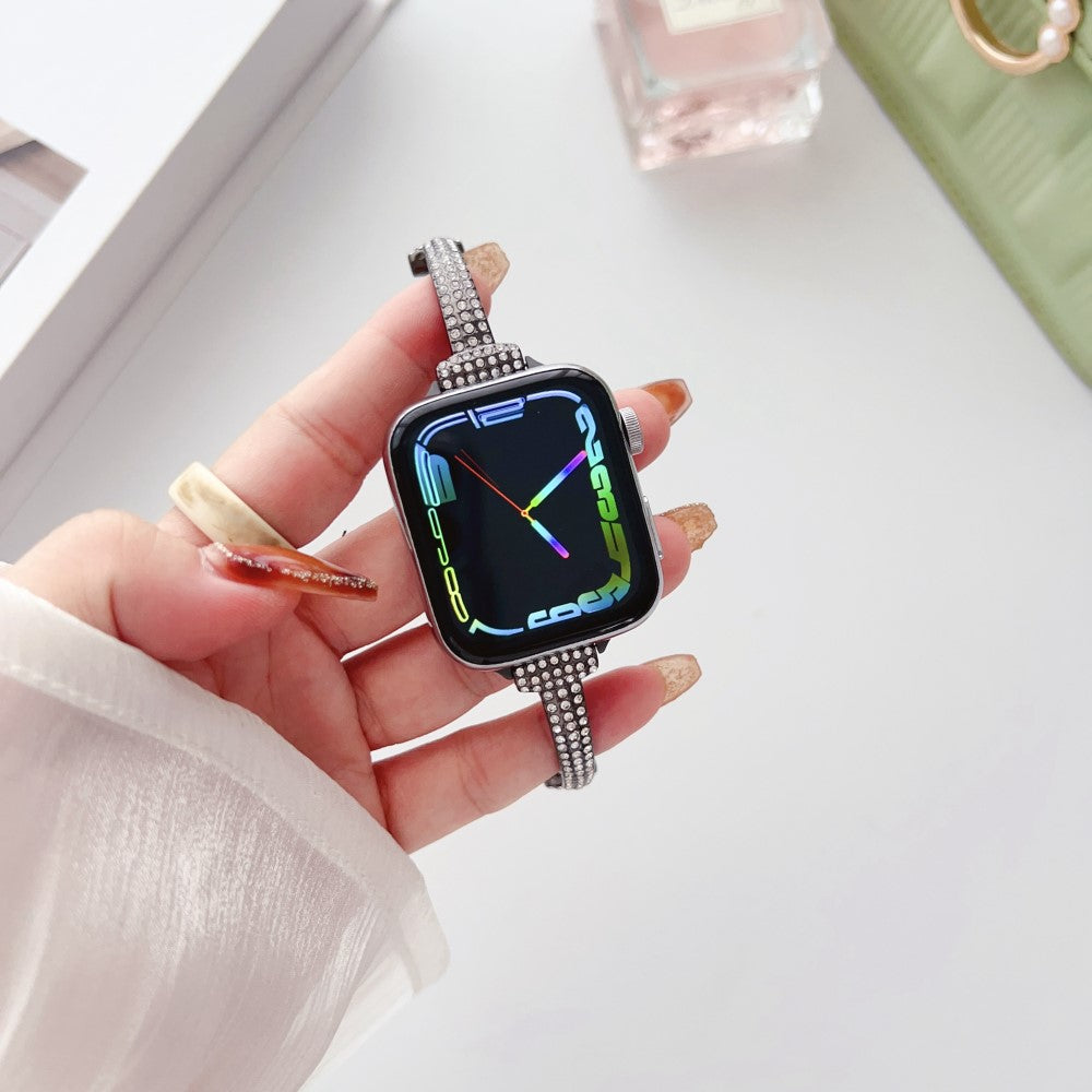 Vildt Elegant Metal Universal Rem passer til Apple Smartwatch - Sort#serie_3
