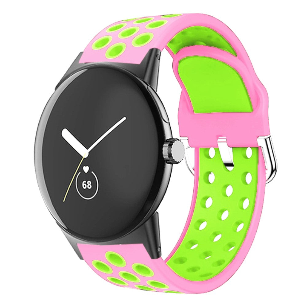 Silikone Universal Rem passer til Google Pixel Watch / Google Pixel Watch 2 - Pink#serie_1