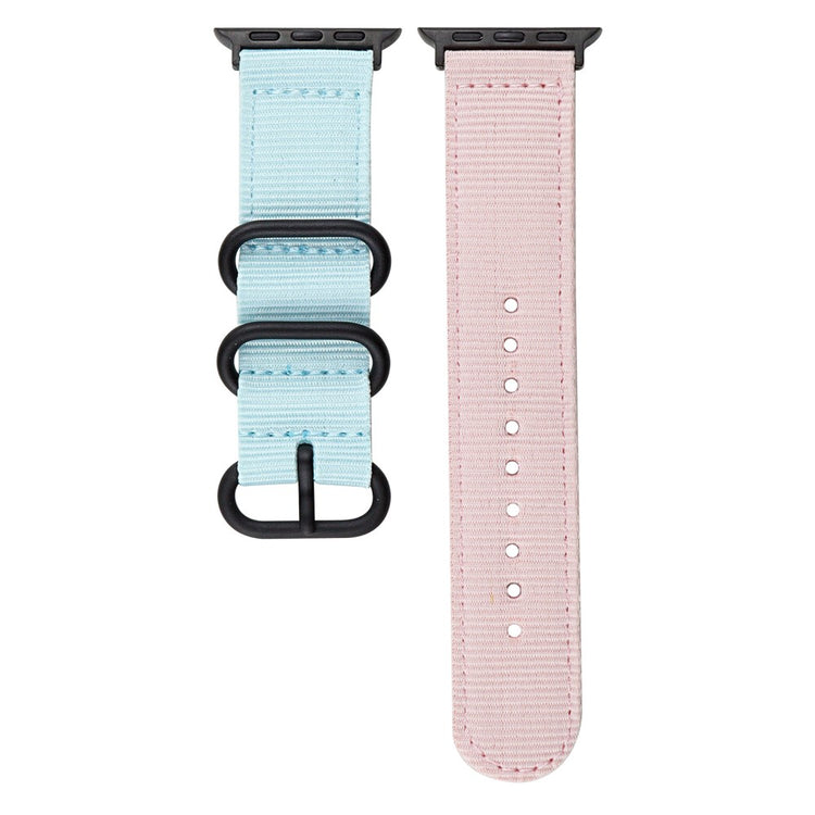 Mega Fint Nylon Universal Rem passer til Apple Smartwatch - Pink#serie_3