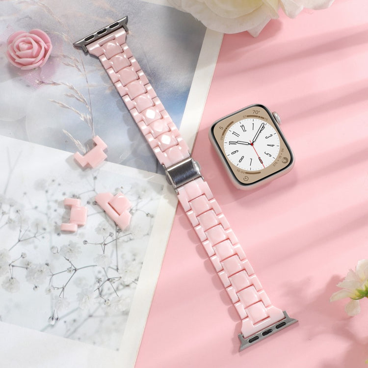 Rigtigt Cool Plastik Universal Rem passer til Apple Smartwatch - Pink#serie_1