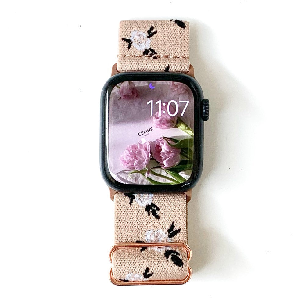 Mega Skøn Nylon Universal Rem passer til Apple Smartwatch - Pink#serie_1