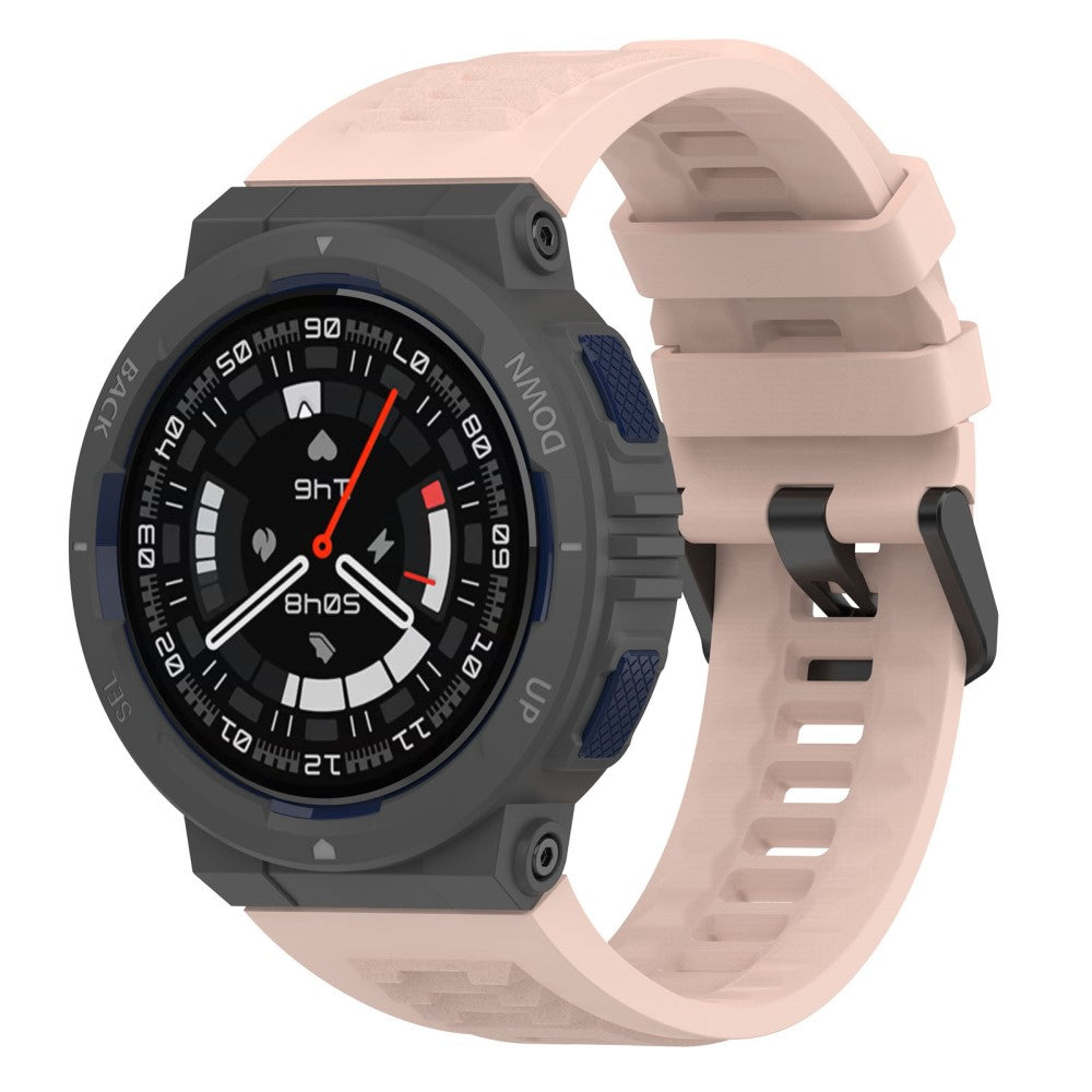 Helt Vildt Fantastisk Silikone Rem passer til Amazfit Active Edge - Pink#serie_1