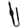Apple Smartwatch Metall Och Konstläder Universell Armband