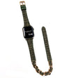 Apple Smartwatch Metall Och Konstläder Universell Armband