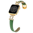 Suveränt Apple Smartwatch Äkta Läder Universell Armband